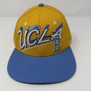 UCLA Bruins Hat Cap Snap Back Mens One Size Gold NCAA Baseball Script Zephyr